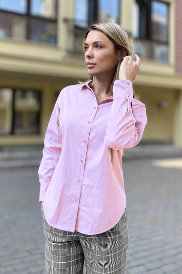 Блуза женская, Цвет: ледяной розовый - фото