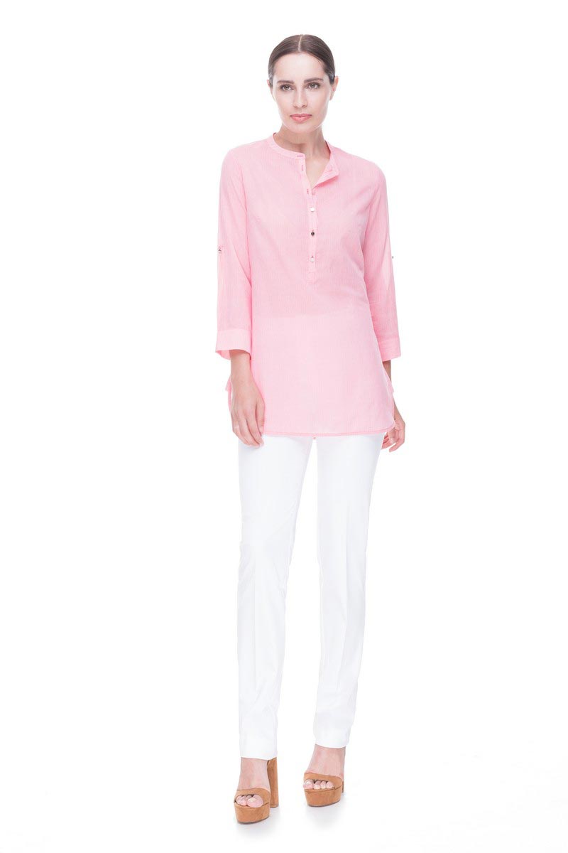 Блуза, цвет ярко-розовый, 13129-4096/10 - фото