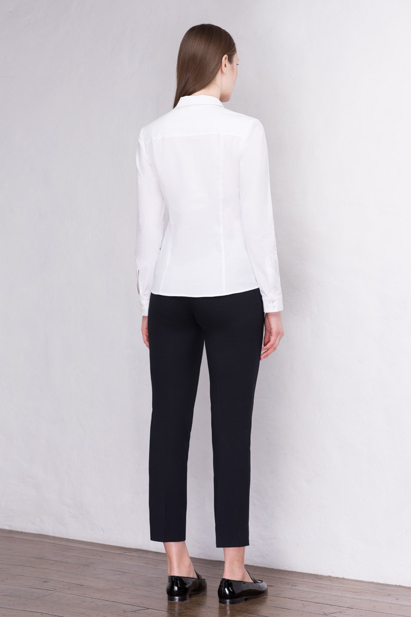 Блуза, цвет белый, 13142-1551/5 - фото