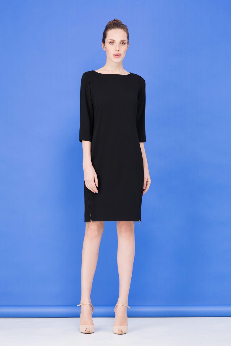 Платье, цвет черный, 10911-2098/1 - фото