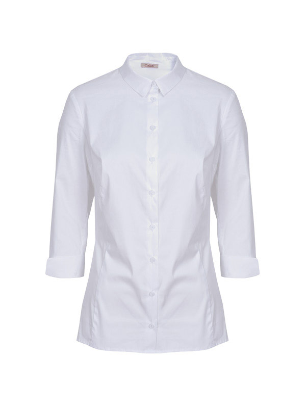 Блуза, цвет белый, 03808-1517/5 - фото