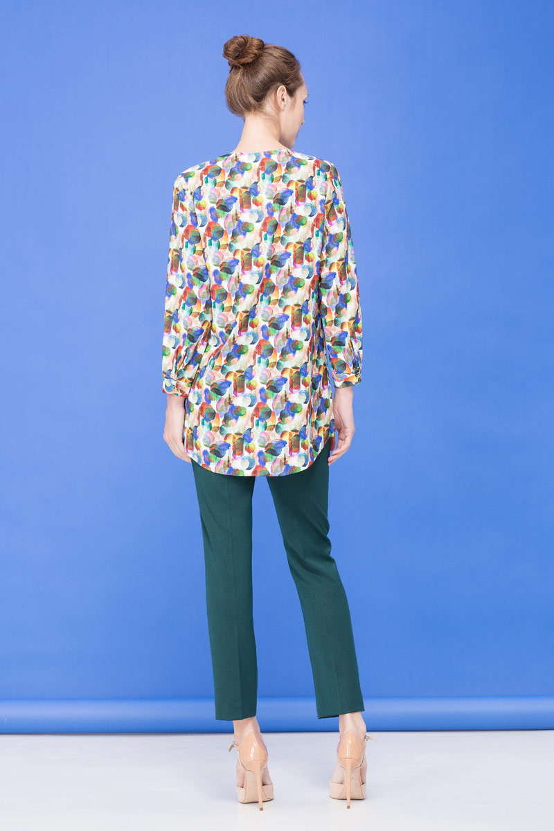 Блуза, цвет мультиколор, 13067-4073/44 - фото