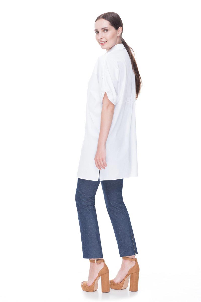 Блуза, цвет белый, 13132-1551/5 - фото
