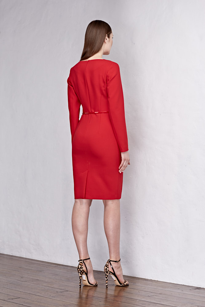 Платье, цвет красный, 11053-2198/6 - фото