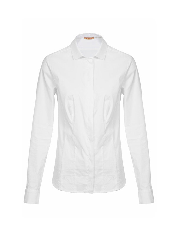 Блуза, цвет белый, 03801-1517/5 - фото