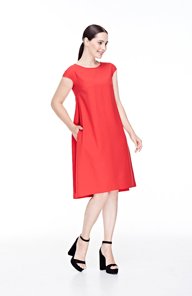 Платье, цвет красный, 10991-2091/6 - фото