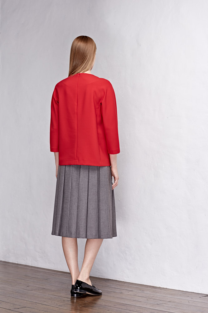 Блуза, цвет красный, 13158-2198/6 - фото