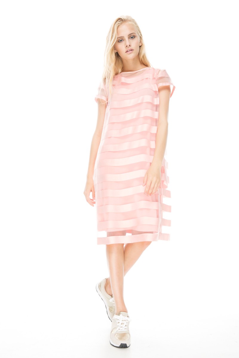 Платье, цвет розовый, 15018-4062/11.117   - фото