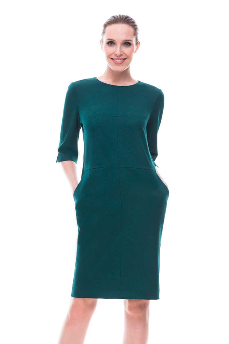 Платье, цвет зеленый, 10963-2071/33 - фото
