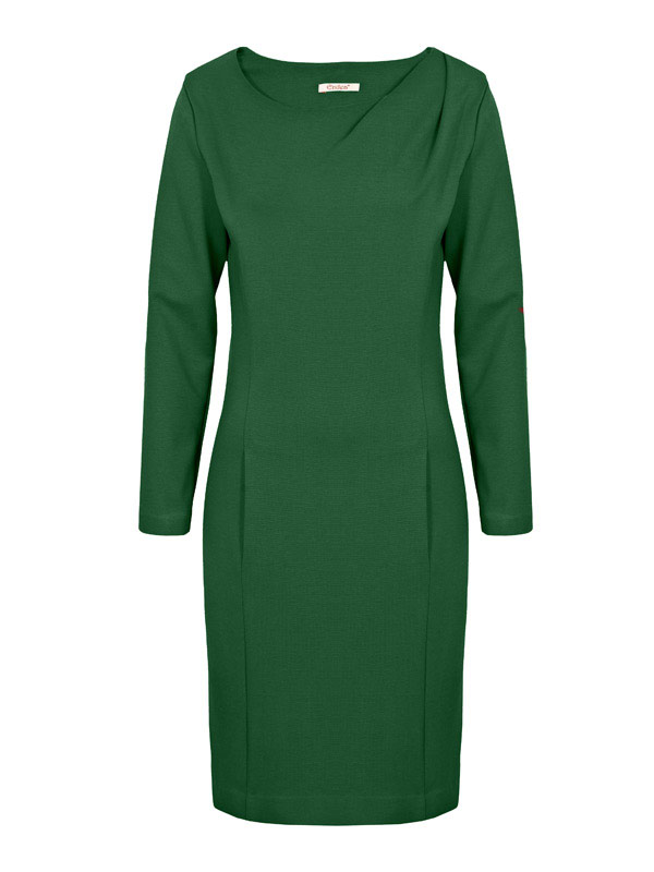 Платье, цвет зеленый, 10521-3002/51 - фото