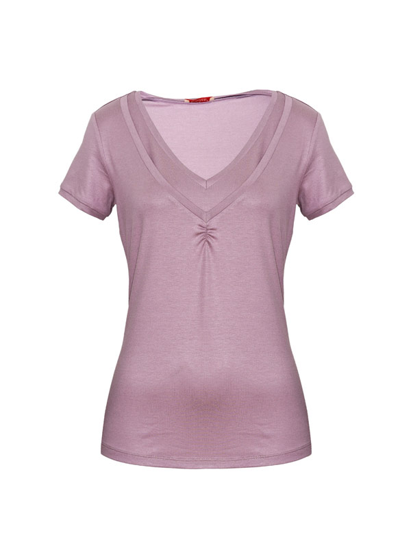 Блуза, цвет пепельно-розовый, 07322-1287/11 - фото