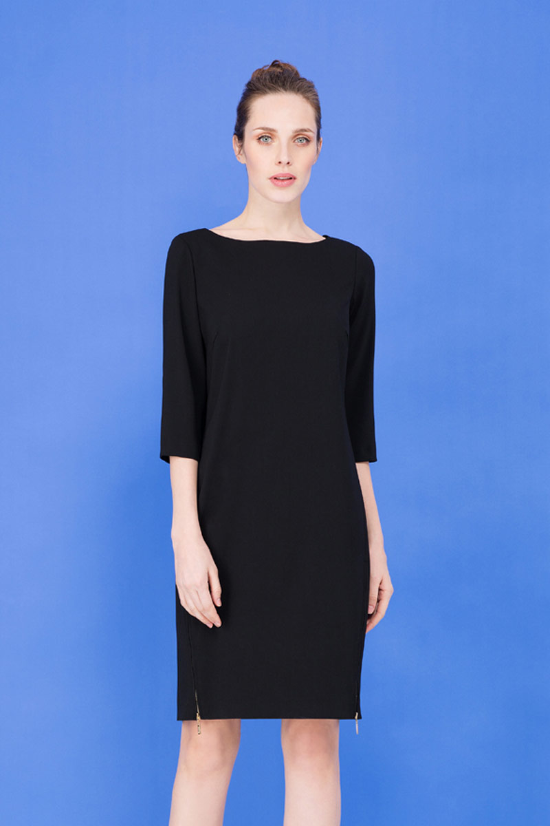 Платье, цвет черный, 10911-2098/1 - фото
