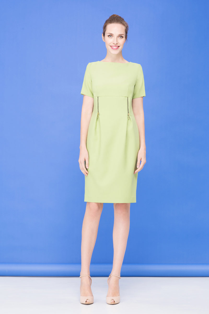 Платье, цвет оливковый, 10903-2096/59 - фото