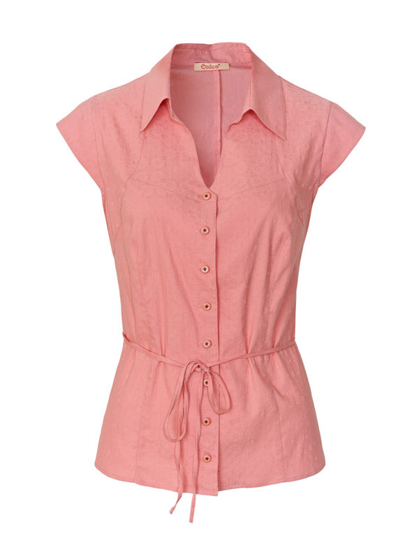 Блуза, цвет персиковый, 03638-1477/21 - фото