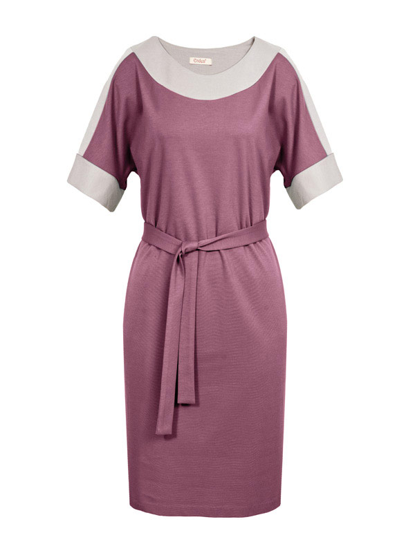 Платье, цвет пепельно-розовый, 10608-3005/11 - фото