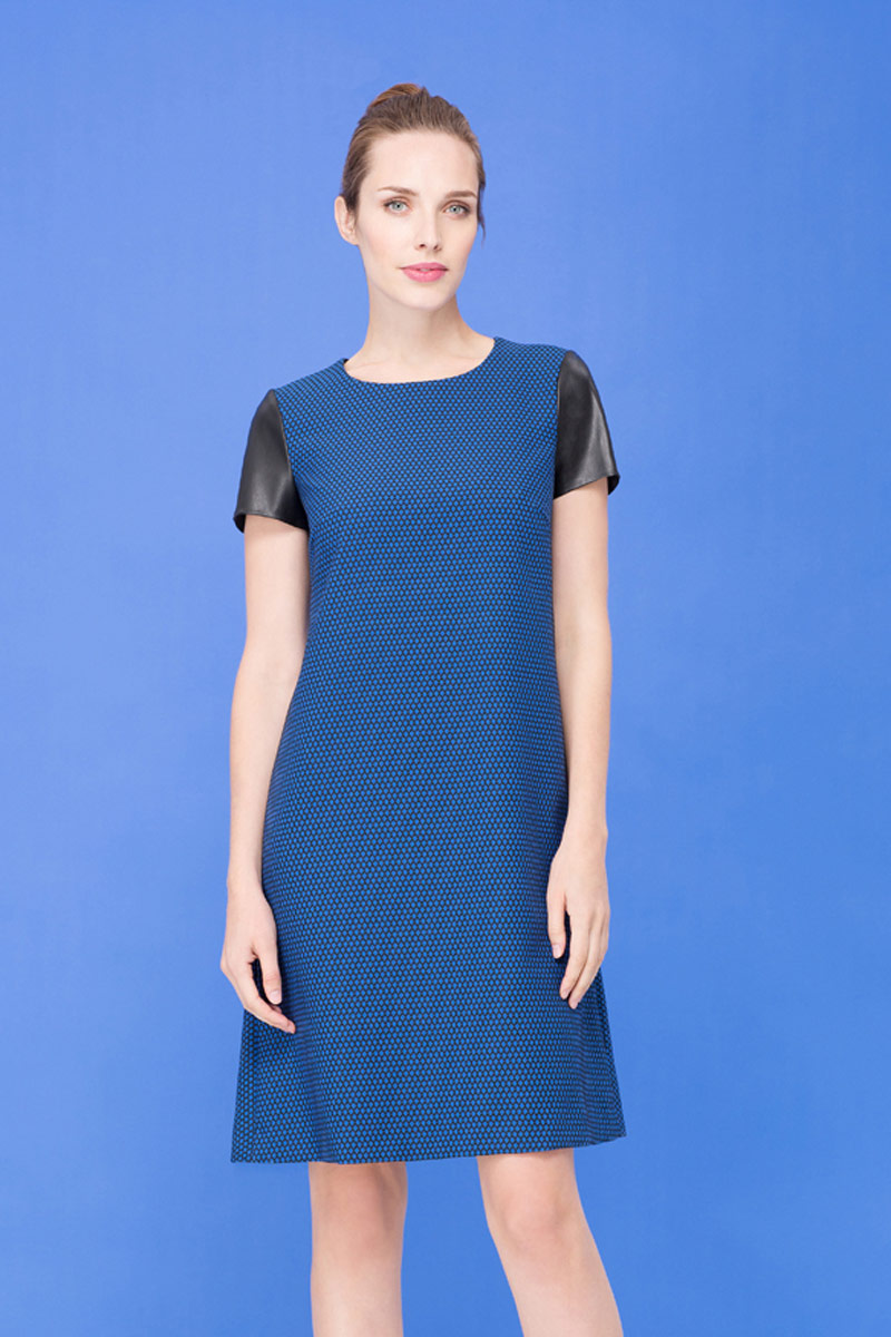 Платье, цвет синий, 10908-2079/7 - фото