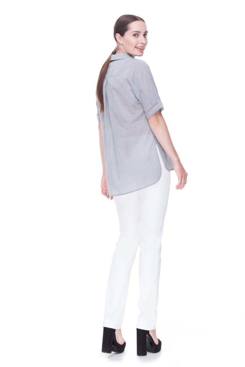 Блуза, цвет серый, 13128-4096/4 - фото