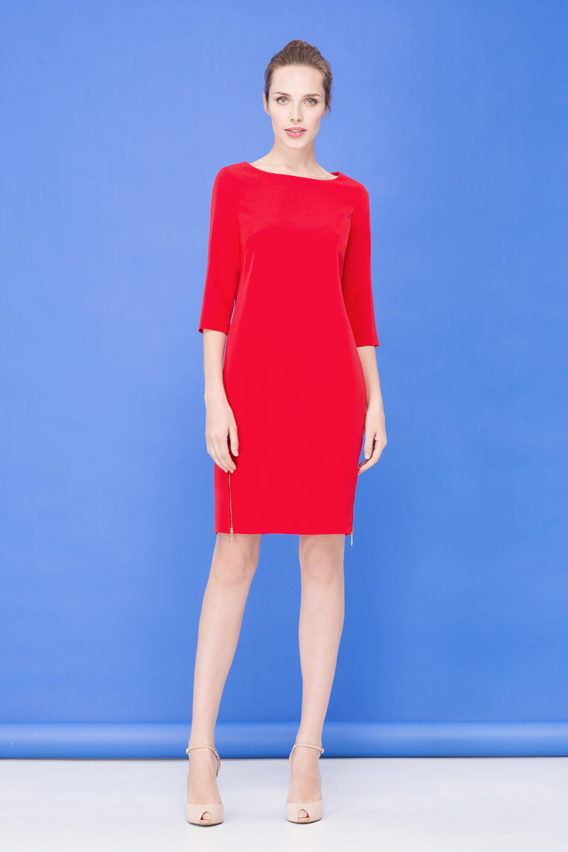 Платье, цвет красный, 10911-2102/6 - фото