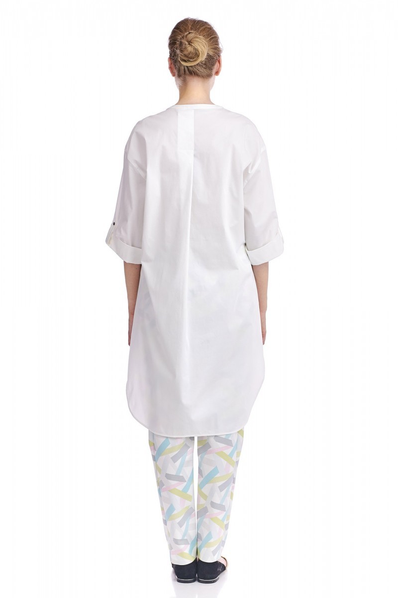 Блуза, цвет белый, 15010-1592/5.117 - фото