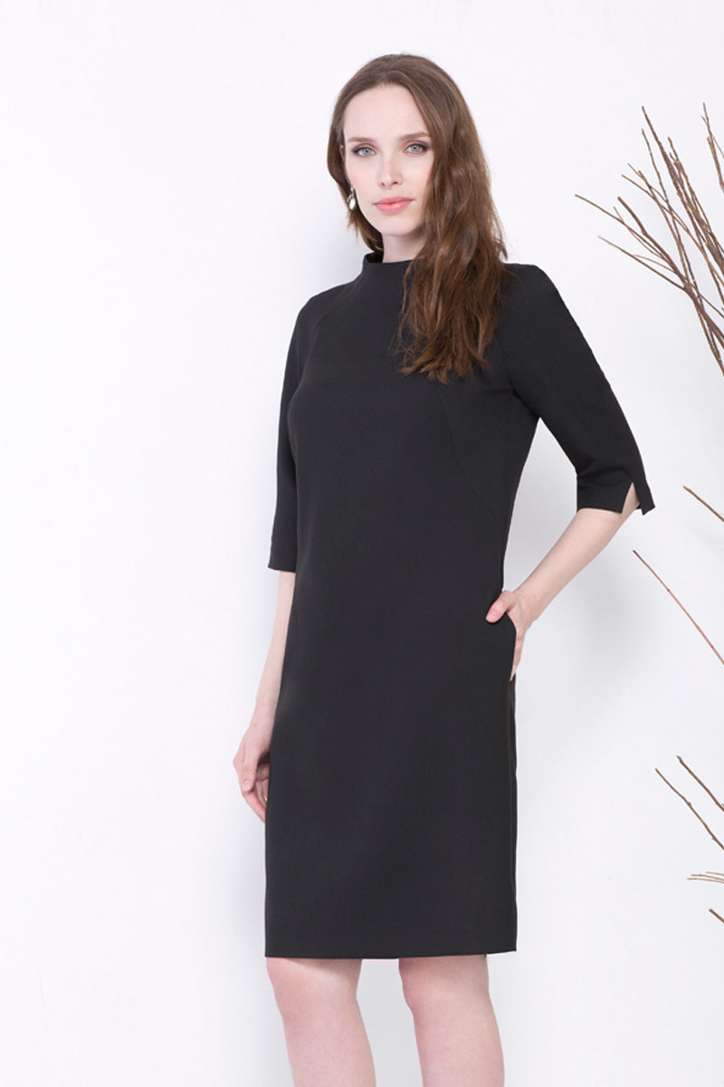 Платье, цвет черный, 10879-2089/1 - фото