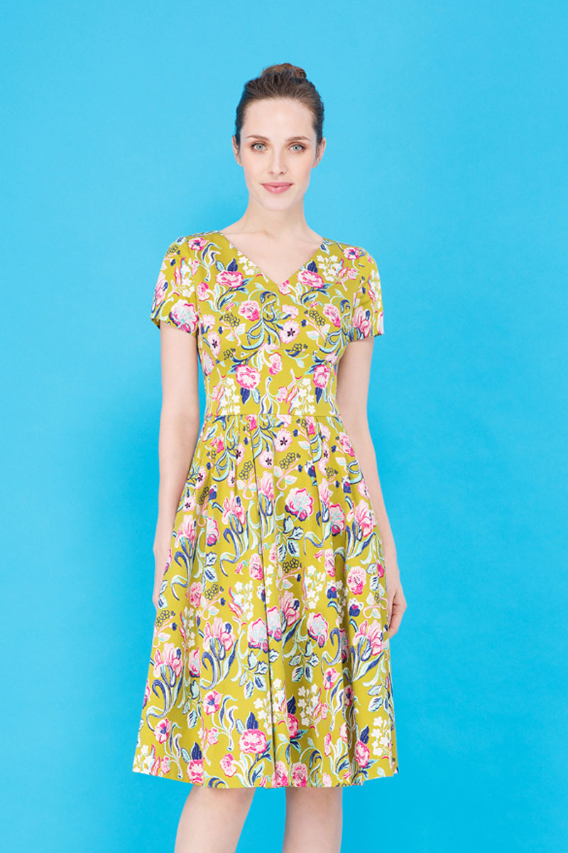 Платье, цвет оливковый, 10920-1543/59 - фото