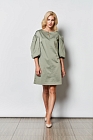 Платье женское, Цвет: серо-зеленый - фото 2