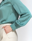Блуза, цвет бирюзовый жемчуг, 13369-4271/12 - фото 4