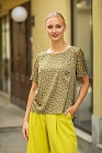 Блуза, цвет оливковый, 13402-4284/59 - фото 3