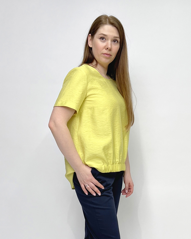 Блуза, цвет желтый, 13425-1604/20 - фото
