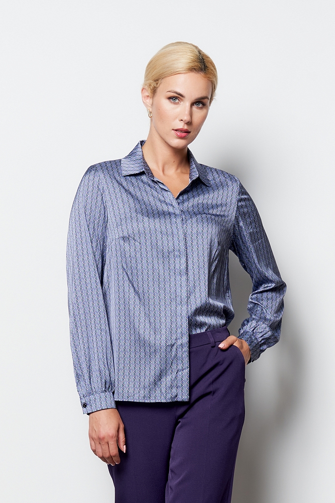 Блуза, цвет мультиколор, 13379-4272/44 - фото