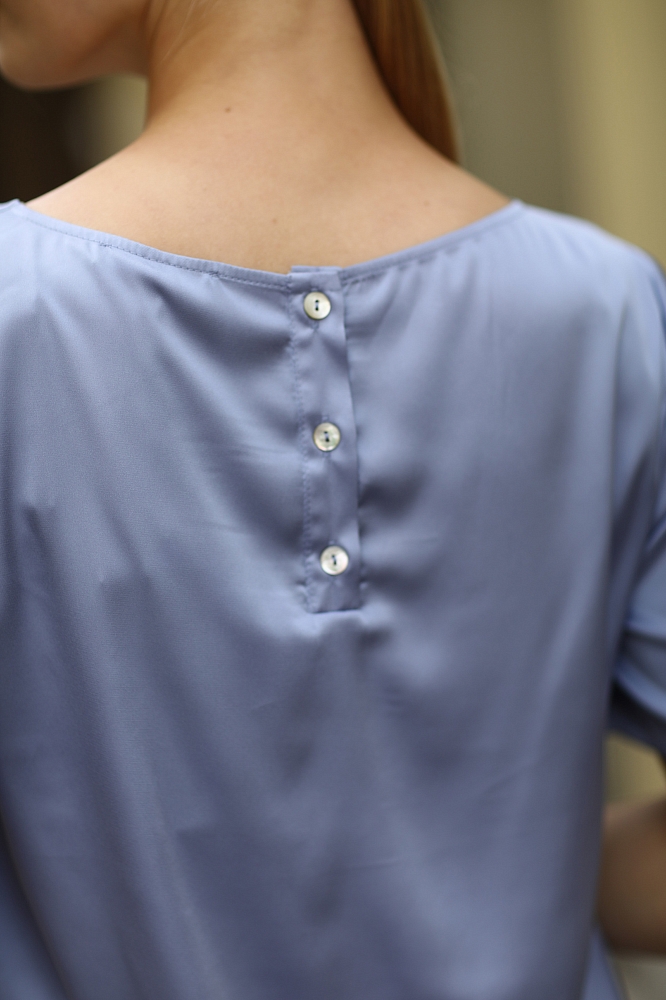 Блуза, цвет небесно-голубой, 13402-4292/19 - фото