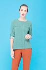 Блуза, цвет зеленый, 13076-4069/51 - фото 1