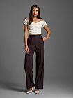 Брюки женские, Цвет: коричневый - фото 5