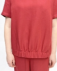 Блуза женская, Цвет: кармин - фото 2