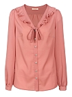 блуза, цвет: пепельно-розовый - фото 1