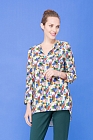 Блуза, цвет мультиколор, 13067-4073/44 - фото 1