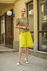 Блуза женская, Цвет: оливковый принт - фото 6