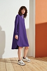 Платье женское трик., Цвет: фиолетовый - фото 1