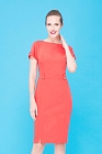 Платье, цвет коралловый, 10926-2097/38 - фото 1