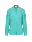 Блуза, цвет бирюзовый, 03825-4002/12 - фото 1
