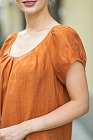 Блуза, цвет медно-коричневый, 13403-4299/28 - фото 4