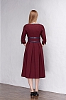 Платье, цвет бордо, 11057-2203/9 - фото 2