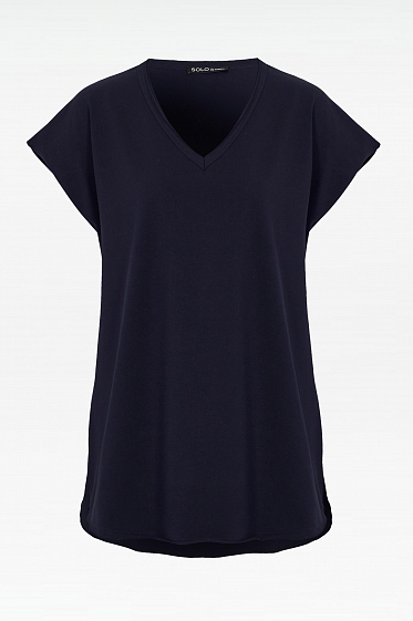 Блуза, цвет темно-синий, 07521-3170/47 - фото