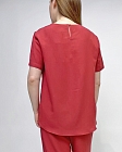 Блуза женская, Цвет: кармин - фото 3