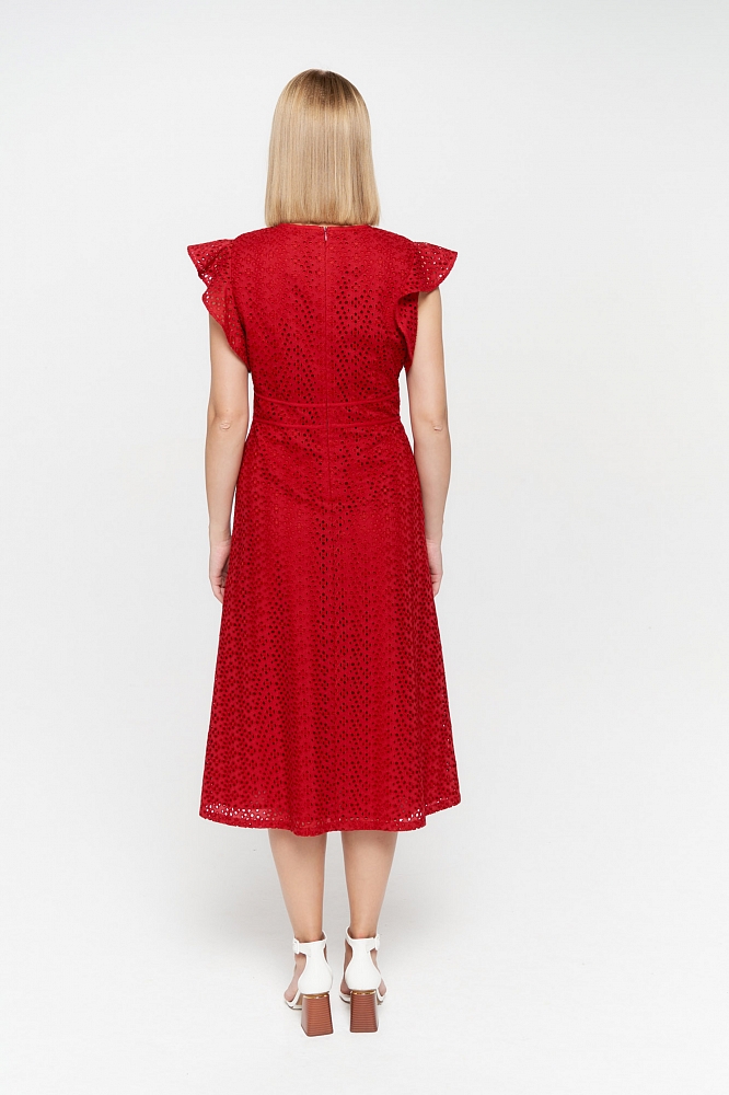 Платье, цвет красный, 11278-1620/6 - фото