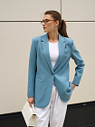 Пиджак женский, Цвет: голубой - фото 10