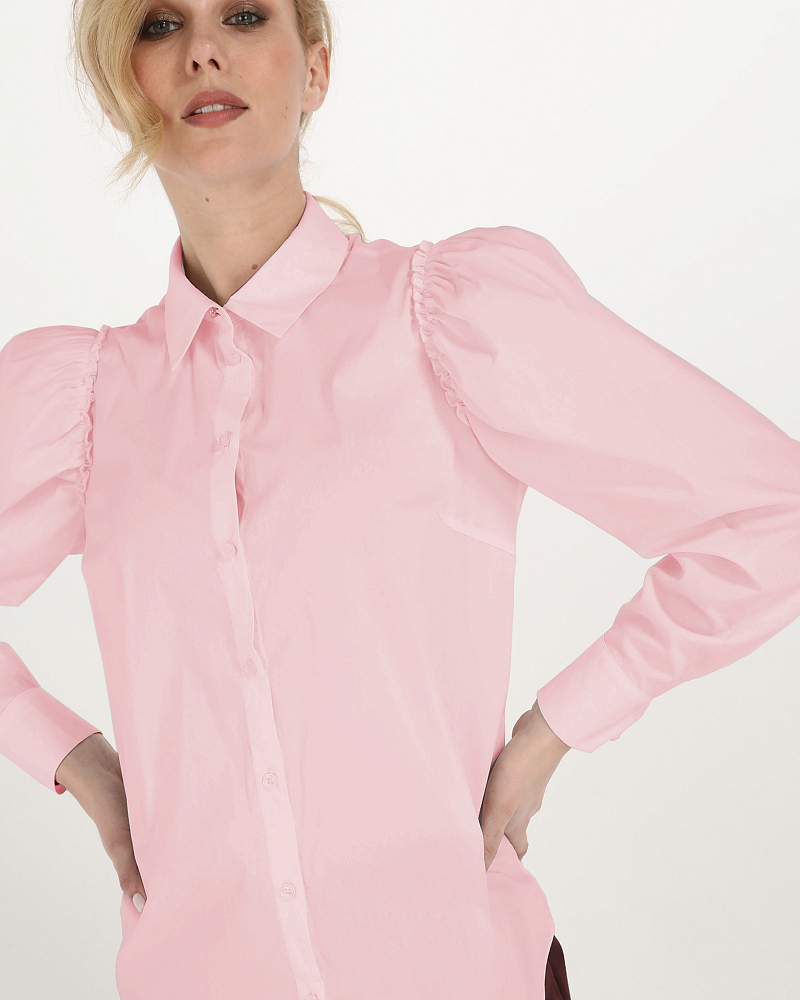 Блуза, цвет ледяной розовый, 13445-1645/11 - фото