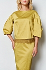 Блуза, цвет горчица, 13385-1641/34 - фото 1