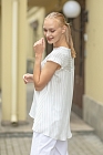 Блуза, цвет белый, 13408-4301/5 - фото 4