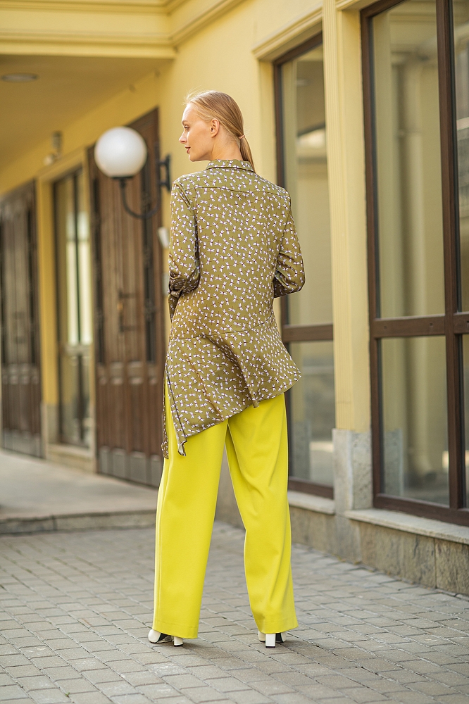 Блуза, цвет оливковый, 13401-4284/59 - фото